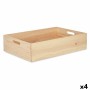 Boîte Décorative Bois de pin 40 x 14 x 60 cm (4 Unités)