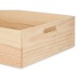 Decorative box Pine 40 x 14 x 60 cm (4 Units)