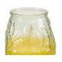 Bougie Parfumée Jaune Transparent Citronnelle 9 x 9,5 x 9 cm (6 Unités)