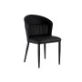 Fauteuil Rond Noir Acier 51 x 83,5 x 54 cm (2 Unités)