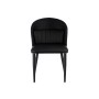 Fauteuil Rond Noir Acier 51 x 83,5 x 54 cm (2 Unités)