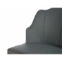 Armchair Shell Blue Black Grey Steel 48 x 88 x 60 cm (2 Units)