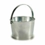 Pot Seau Argenté Zinc 25 x 30 x 26,5 cm (12 Unités)