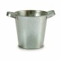 Cache-pot Seau Argenté Zinc 20 x 14 x 16,2 cm (24 Unités)