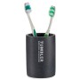 Toothbrush Holder Tumbler Grey Resin 7,5 x 10,2 x 7,5 cm (12 Units)