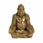 Decorative Figure Gorilla Yoga Golden 19 x 26,5 x 22 cm (4 Units)