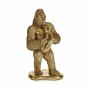 Decorative Figure Gorilla Saxophone Golden 18,5 x 38,8 x 22 cm (3 Units)