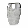 Vase Width Silver Ceramic 9,5 x 26,5 x 19,5 cm (6 Units)