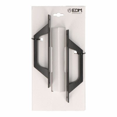 Anses EDM 6804 Droite Noir Aluminium 2 Unités 200 x 25 mm