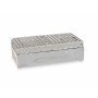 Jewelry box Silver Ceramic 10,2 x 6,3 x 20,5 cm (6 Units)