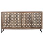 Buffet Home ESPRIT Marron Noir Argenté 150 x 38 x 80 cm