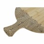 Cutting board DKD Home Decor Black Natural Bamboo Rectangular 30 x 40 x 1 cm