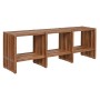 TV furniture Home ESPRIT Natural Teak 130 x 30 x 45 cm