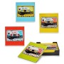 Coasters Set Felt Crystal 10 x 10 cm Cassette (24 Units)