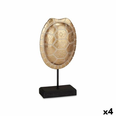 Decorative Figure Tortoise Golden 17,5 x 36 x 10,5 cm (4 Units)