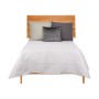 Reversible Bedspread 180 x 260 cm White (6 Units)