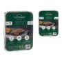 Disposable Barbecue Aluminium Charcoal 23,5 x 6 x 30,5 cm (12 Units)