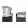 Bath Set Anthracite Plastic (12 Units)