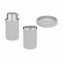 Bath Set Grey Plastic (12 Units)