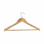 Set of Clothes Hangers Brown Wood (124 Units)