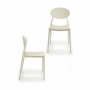 Dining Chair White Plastic 41 x 81 x 49 cm (4 Units)