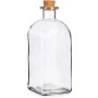 Tin Plug Cork Glass 1 L 9 x 22 x 9 cm (6 Units)