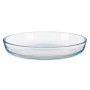 Plateau pour Four Transparent Verre Borosilicaté 31,5 x 5 x 31,5 cm (6 Unités)