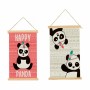 Décoration murale Ours Panda 1 x 54 x 33 cm (24 Unités)