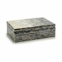 Boîte Décorative Gris Nacre noire Contre-plaqué 15,2 x 7,2 x 25 cm (4 Unités)