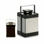 LED Lantern Black Mirror 12,5 x 18,5 x 12,5 cm (6 Units)