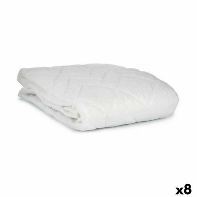 Protecteur de matelas Blanc 90 x 190 cm (8 Unités)