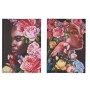 Set of 2 pictures Canvas Lady Tropical 70 x 50 x 1,5 cm (6 Units)