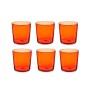 Set of glasses Bistro Red Glass 380 ml (4 Units)