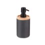 Soap Dispenser Black Wood Resin Plastic (6 Units)