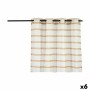 Curtain Stripes Brown 140 x 0,1 x 260 cm (6 Units)