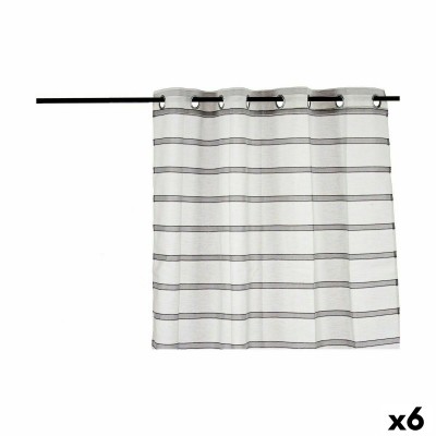 Curtain Stripes Grey 140 x 0,1 x 260 cm (6 Units)