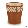 Self-watering flowerpot Stefanplast Orfeo Terracotta Plastic 15 x 15 x 15 cm (12 Units)