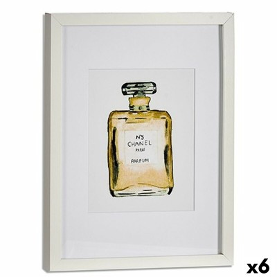 Cadre CH Nº5 Parfum verre Contre-plaqué 33 x 3 x 43 cm (6 Unités)