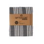 Foulard multi-usages Rayures 235 x 205 cm Blanc Gris (8 Unités)