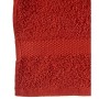 Bath towel Terracotta colour 30 x 50 cm (12 Units)