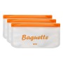 Ensemble de sac alimentaire réutilisable Quttin 30 x 15 cm (3 Unités)