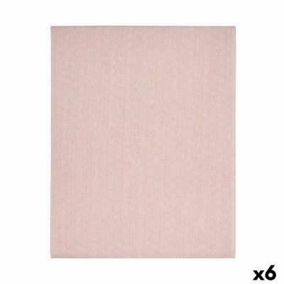 Tablecloth Thin canvas Anti-stain Star 140 x 180 cm Pink (6 Units)