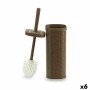 Toilet Brush Stefanplast Elegance Beige Plastic 11,5 x 40,5 x 11,5 cm (6 Units)