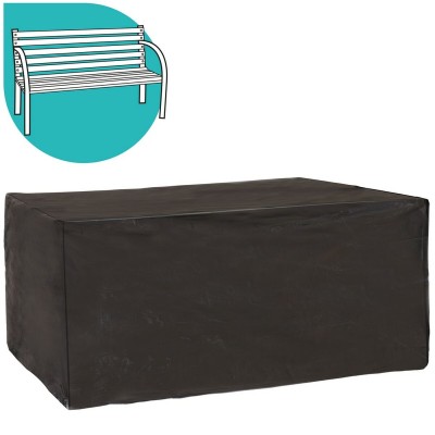 Protective Case Bench Black PVC 166 x 66 x 89 cm