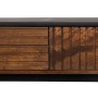 Console ABNER Brown Black Metal Iron Mango wood 110 x 40 x 76 cm