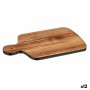 Cutting board Black Acacia 25,7 x 1,5 x 40 cm (12 Units)