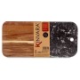 Cutting board Black Marble Acacia 18 x 1,5 x 38 cm (8 Units)