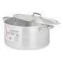 Casserole with lid Silver Aluminium 12,5 L (3 Units)