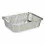 Ensemble de plats pour la cuisine Jetable Avec couvercle Aluminium 19 x 6,8 x 25,5 cm (24 Unités)