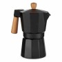 Cafetière Italienne Bois Aluminium 300 ml (12 Unités)